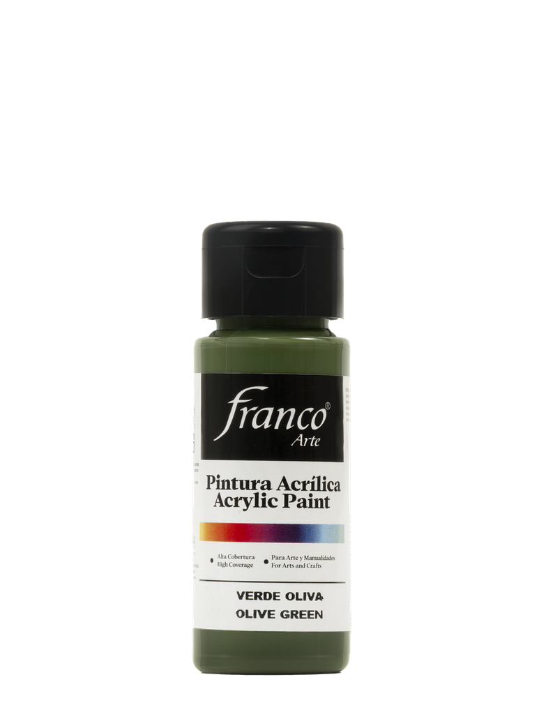 PINTURA ACRILICA 60 ML. 071 VERDE OLIVA FRANCO ARTE (6*24)