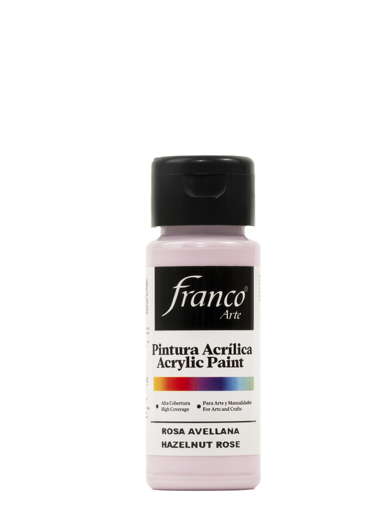 PINTURA ACRILICA 60 ML. 046 ROSA AVELLANA FRANCO ARTE (6*24)