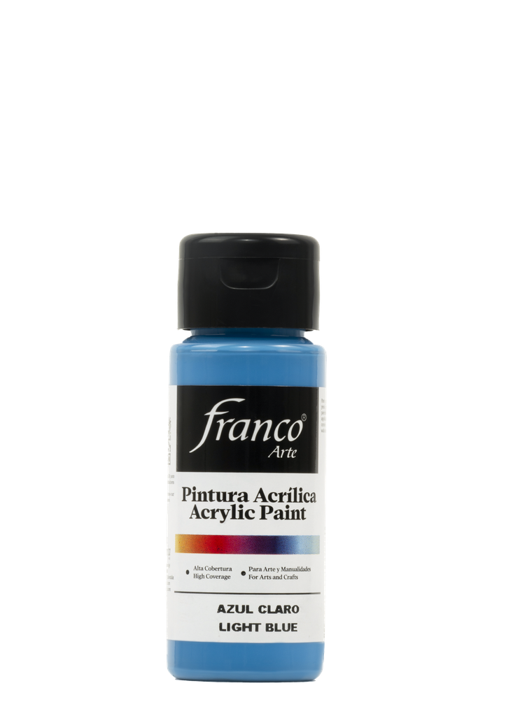 PINTURA ACRILICA 60 ML. 049 AZUL CLARO FRANCO ARTE (6*24)