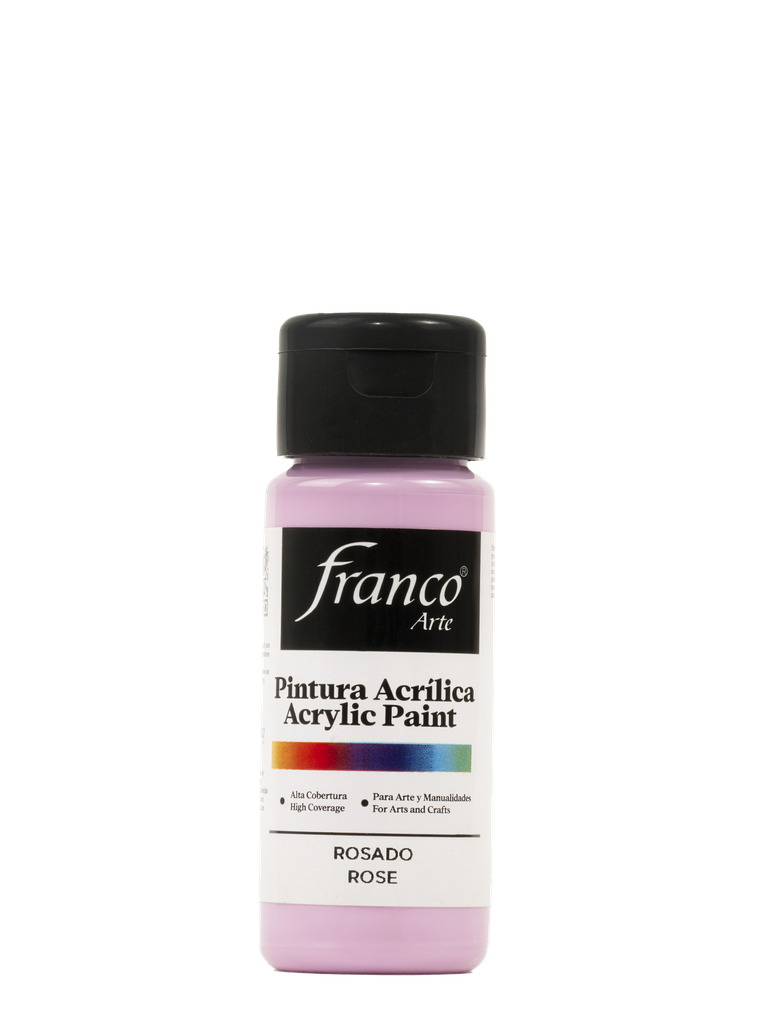 PINTURA ACRILICA 60 ML. 050 ROSADO FRANCO ARTE (6*24)