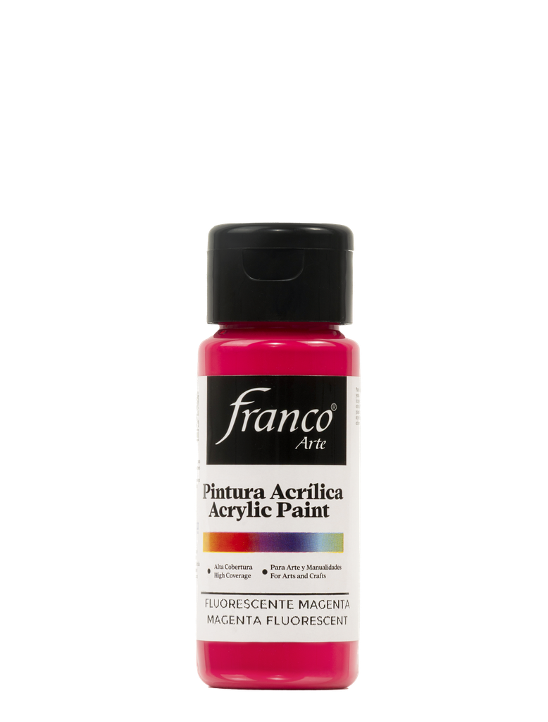 PINTURA ACRILICA 60 ML. 078 FLUOR MAGENTA FRANCO ARTE (6*24)