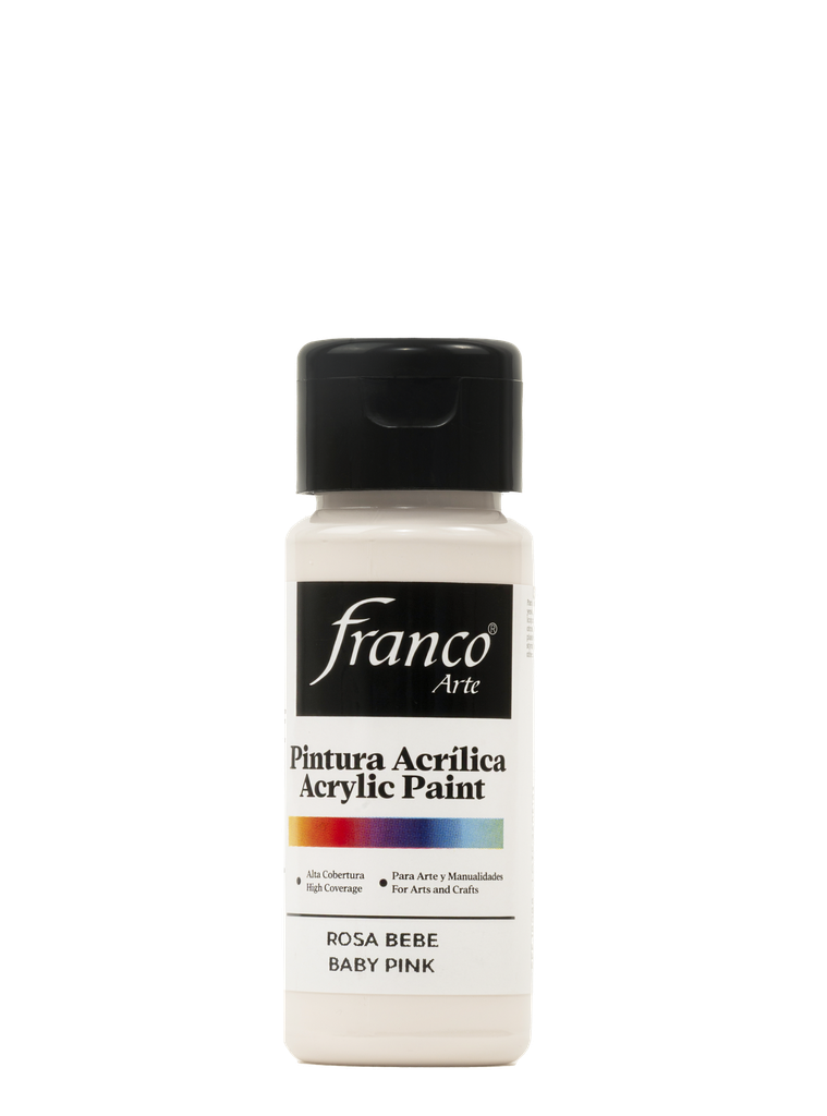 PINTURA ACRILICA 60 ML. 088 ROSA BEBE FRANCO ARTE (6*24)