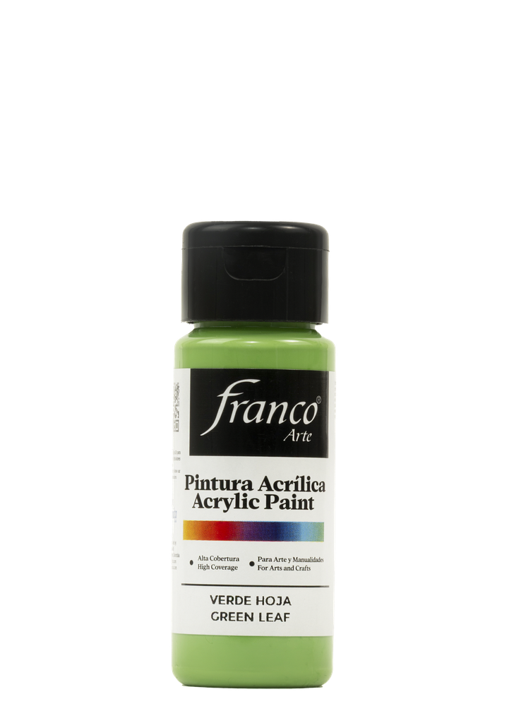 PINTURA ACRILICA 60 ML. 095 VERDE HOJA FRANCO ARTE (6*24)