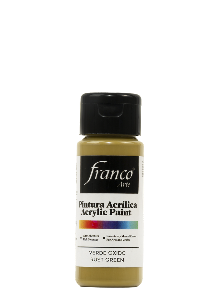 PINTURA ACRILICA 60 ML. 096 VERDE OXIDO FRANCO ARTE (6*24)