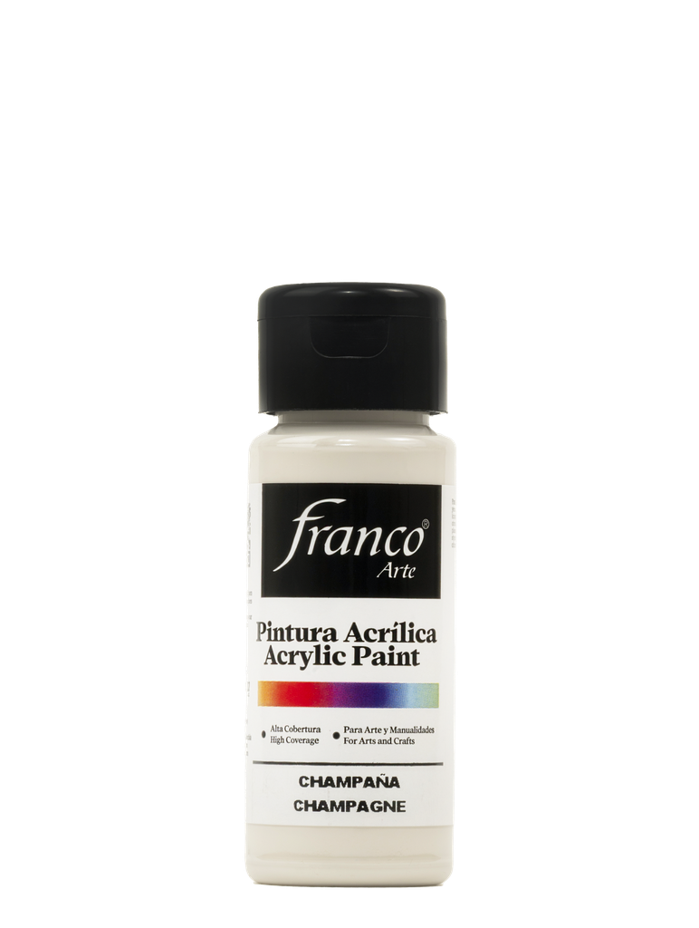 PINTURA ACRILICA 60 ML. 098 CHAMPAóA FRANCO ARTE (6*24)