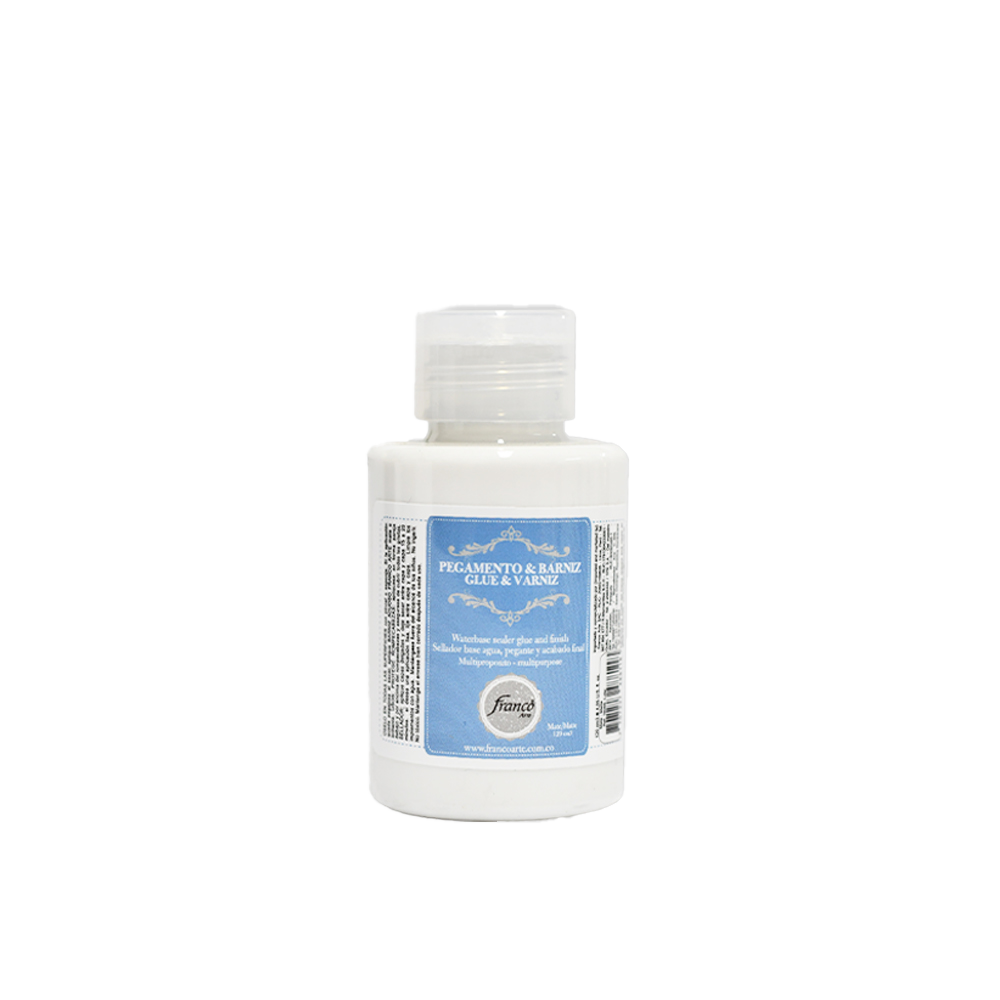 PEGAMENTO Y BARNIZ BRILLANTE 120 ML. 067 FRANCO ARTE (72
