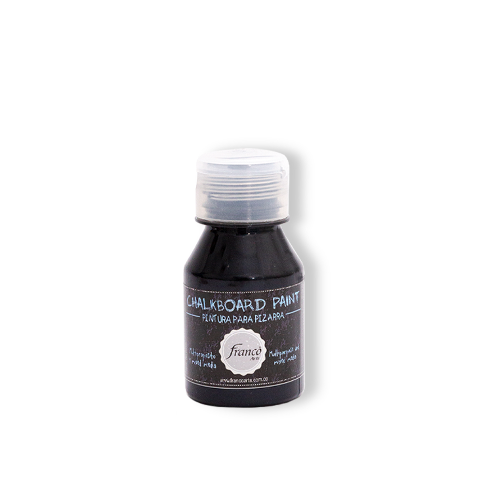 CHALKBOARD PAINT 60 ML. NEGRO FRANCO ARTE (6*24)