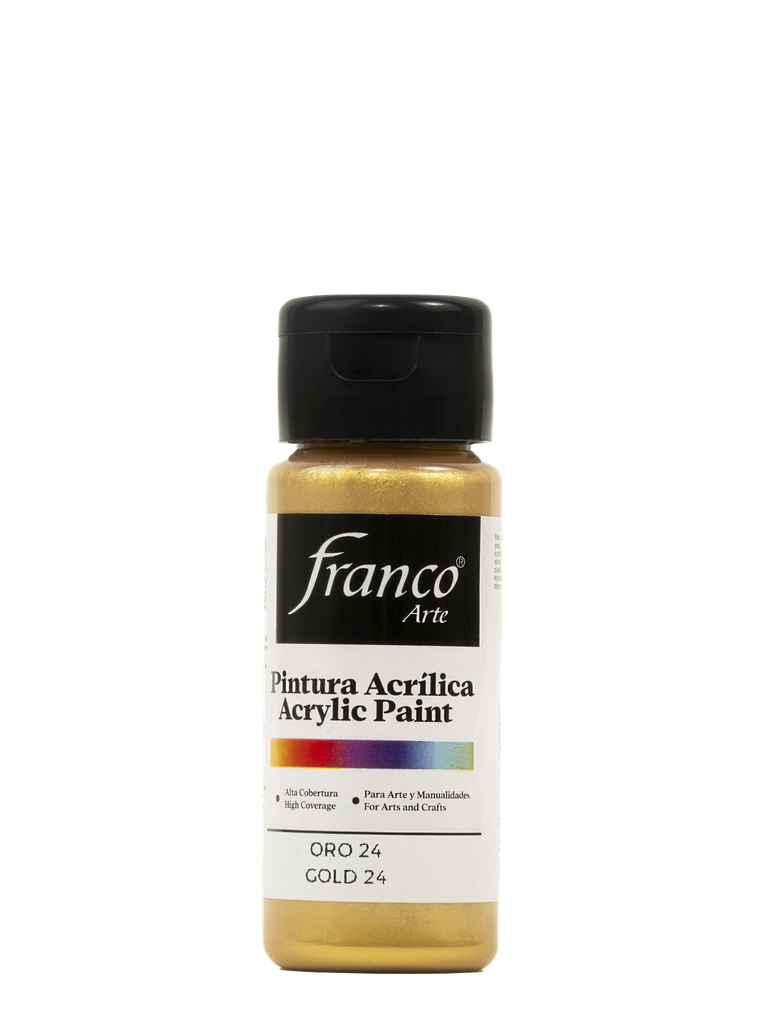 PINTURA ACRILICA 60 ML. 308 ORO 24 FRANCO ARTE (6*24)