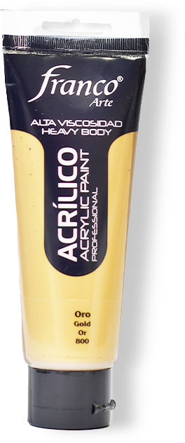 ACRILICO PRO. 100 ML. 800 ORO FRANCO ARTE (3*24)