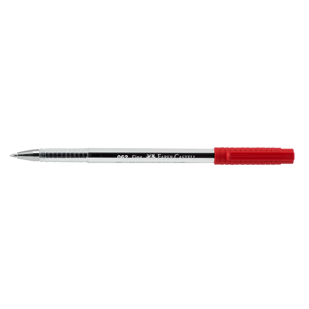BOLIGRAFO PUNTO FINO ROJO 062 FABER CASTELL