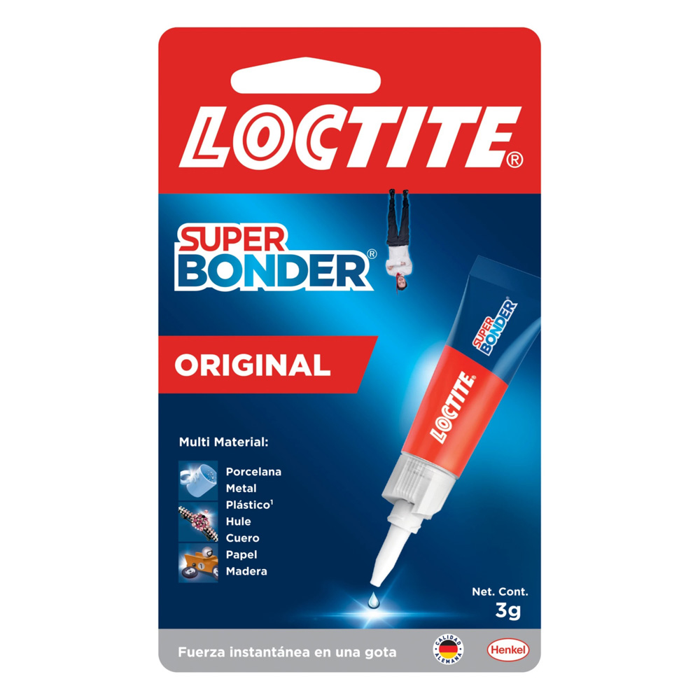ADHESIVO SUPER BONDER 3 G. LOCTITE