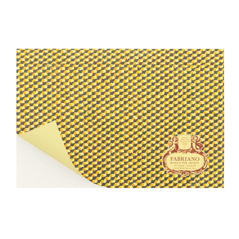 BLOCK ACUARELA 50 % G. ALGODON GRUESO 9 PLG. X 12 PLG. 300 G. 20 H. FABRIANO