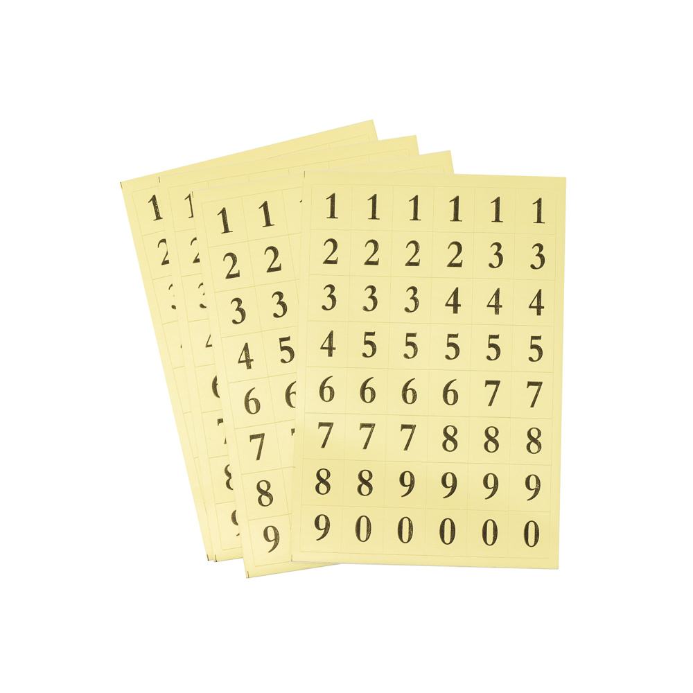 CALCOMANIAS NUMEROS FAST