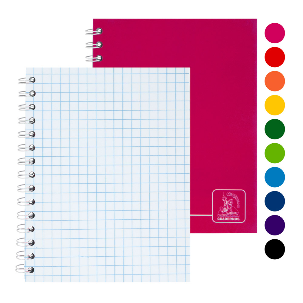 CUADERNO ESPIRAL NO. 2 70 H. CUADROS CONQUISTADOR