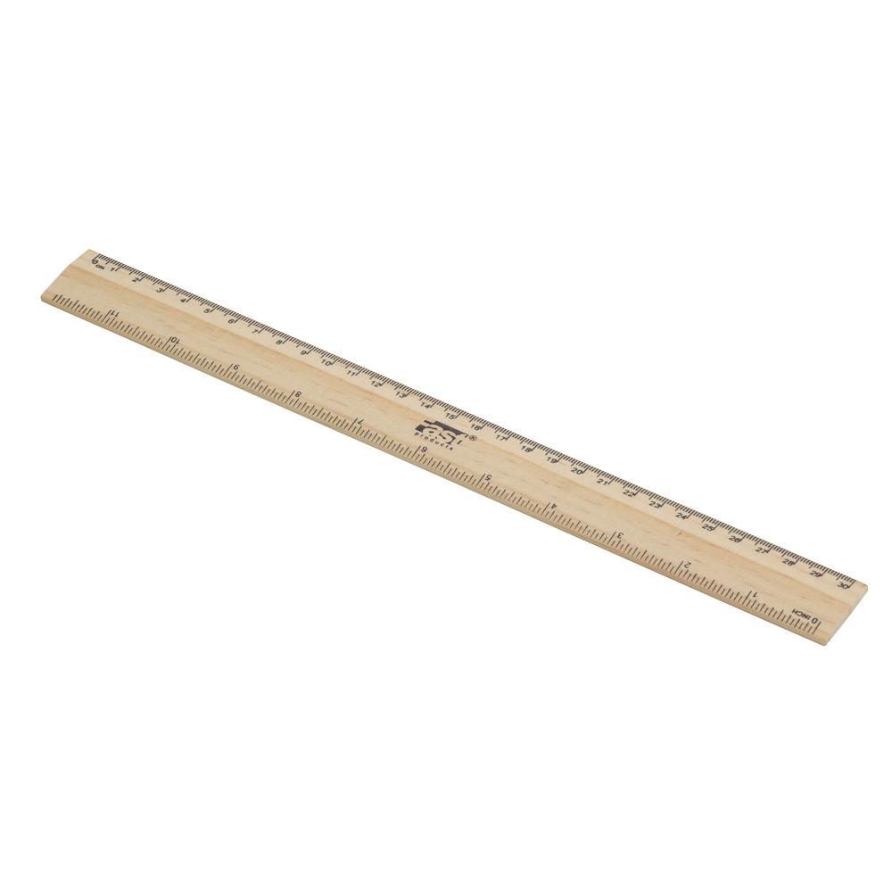 REGLA MADERA 30 CM. FAST