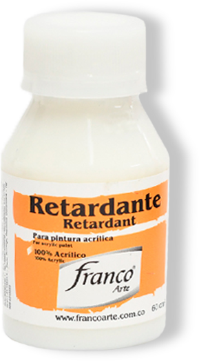 RETARDANTE ACRILICO 60 ML. 016 FRANCO ARTE (3*48)
