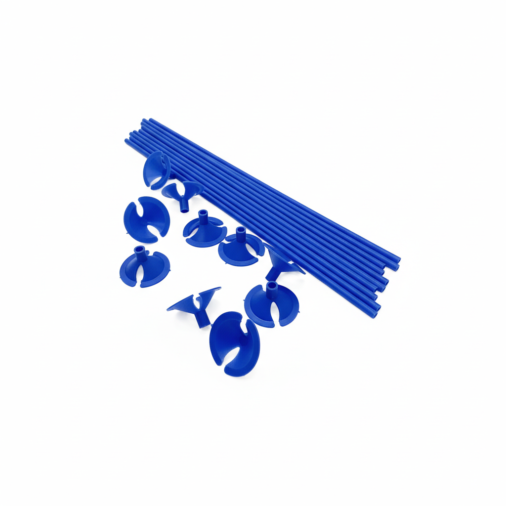 PORTAGLOBO PLASTICO AZUL 100 U. ALFA (10)