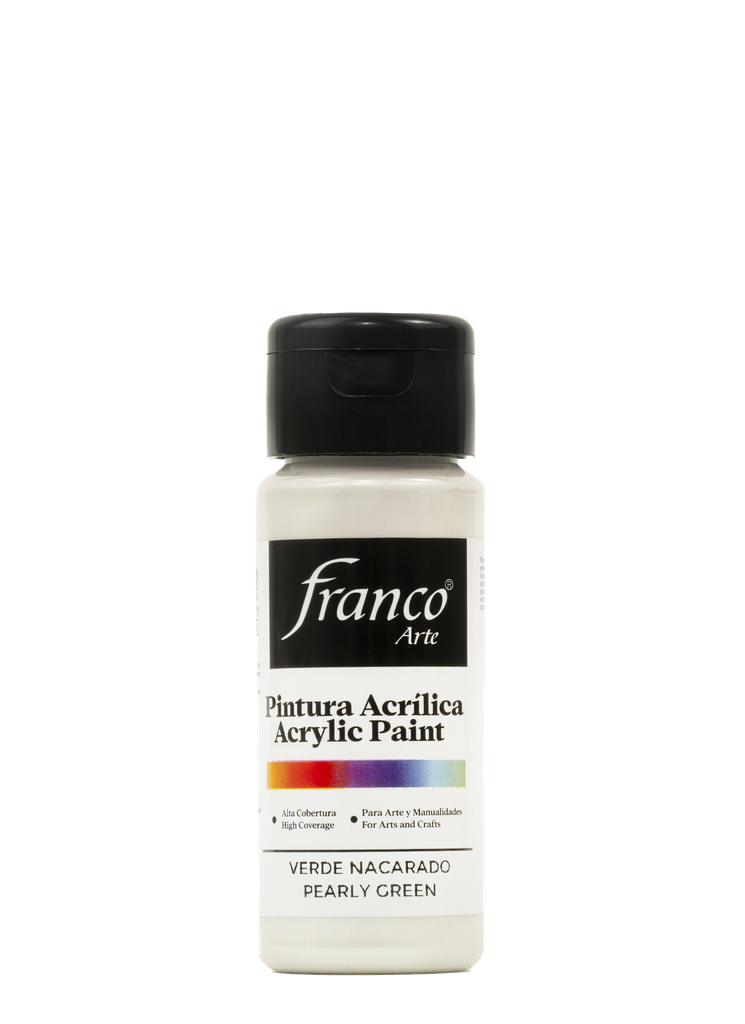 PINTURA ACRILICA 60 ML. 303 VERDE NACARADO FRANCO ARTE (6*24)