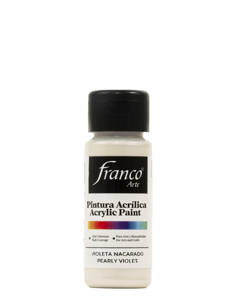 PINTURA ACRILICA 60 ML. 305 VIOLETA NACARADO FRANCO ARTE (6*24)