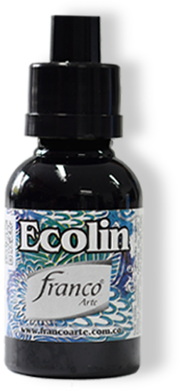 ACUARELA LIQUIDA ECOLIN 30 ML. 013 NEGRO FRANCO ARTE (6*30)