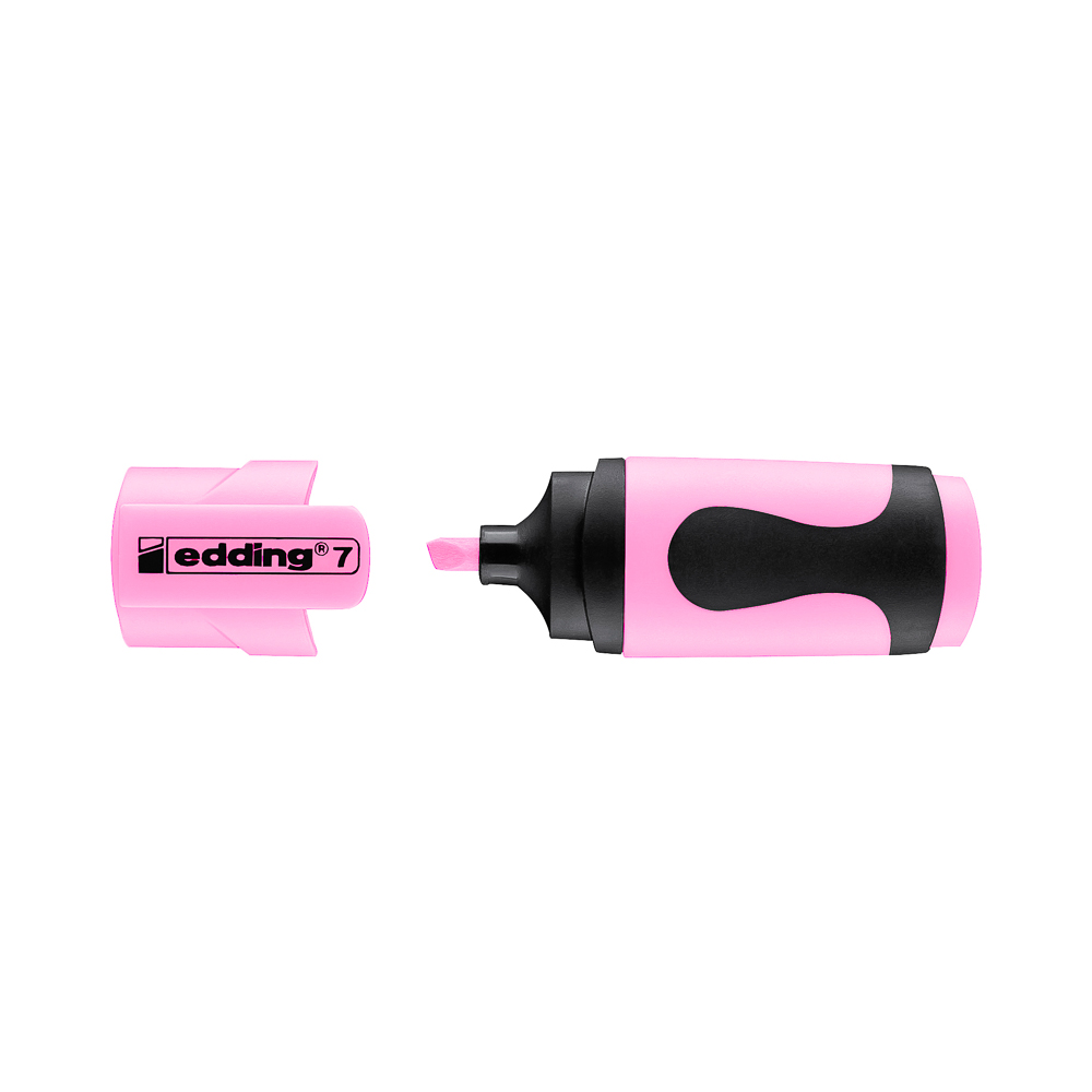 RESALTADOR MINI ROSADO PASTEL EDDING