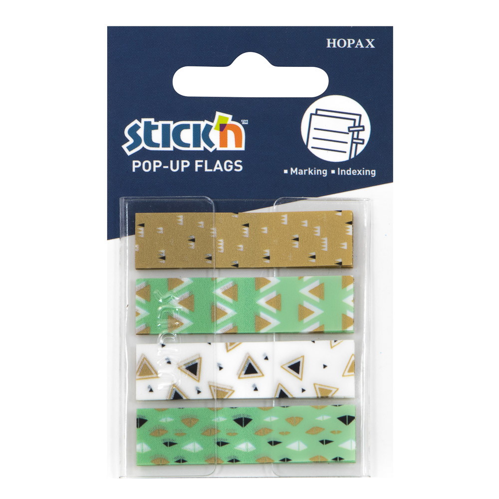 BANDERITAS DECORADAS 4 X 20 U. STICKN