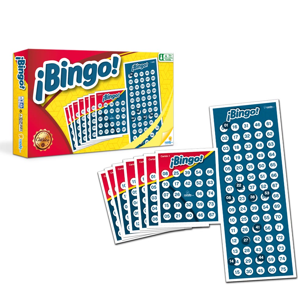 JUEGO DE MESA BINGO CLASICO RONDA