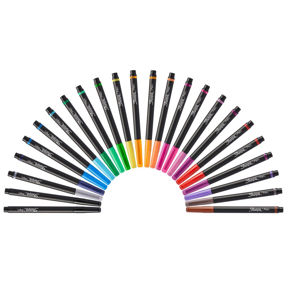 MARCADORES FELT TIP PUNTA EXTRA FINA 24 COL. SHARPIE