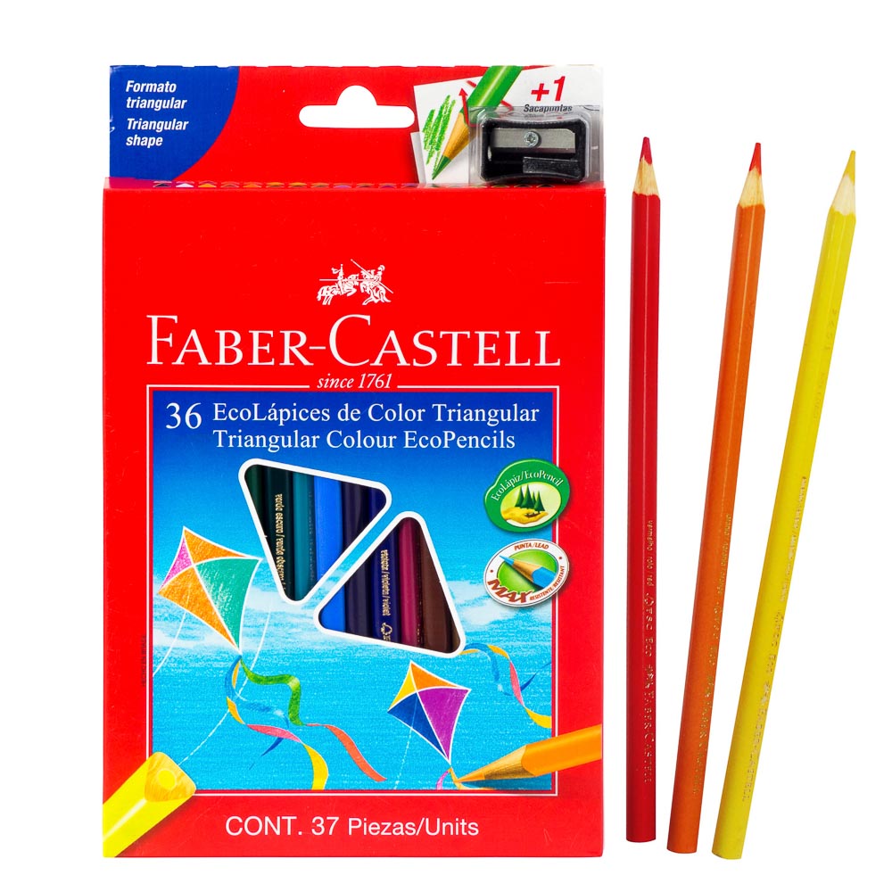 CRAYONES MADERA 36 COL. FABER CASTELL