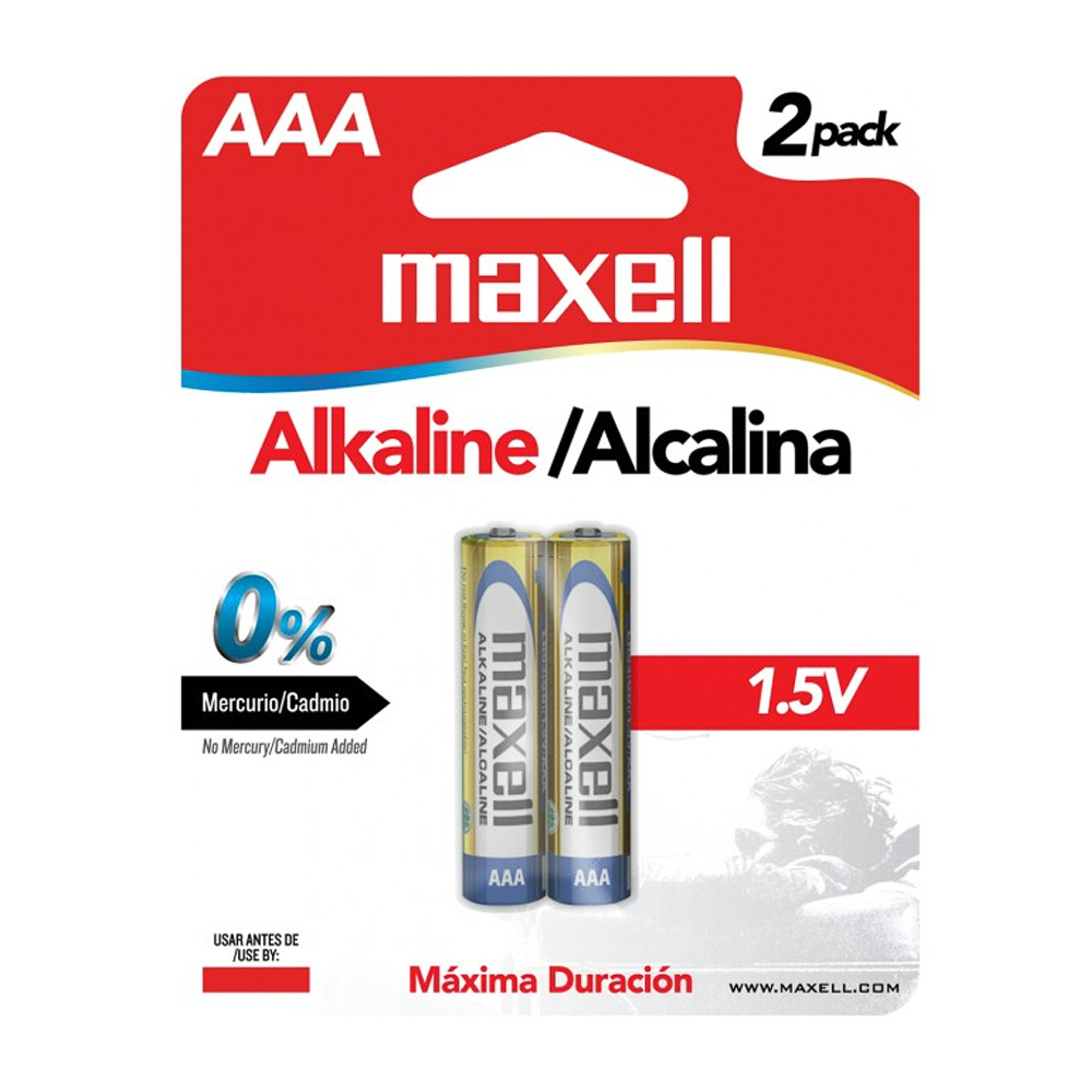 BATERIAS AAA 2 U. MAXELL
