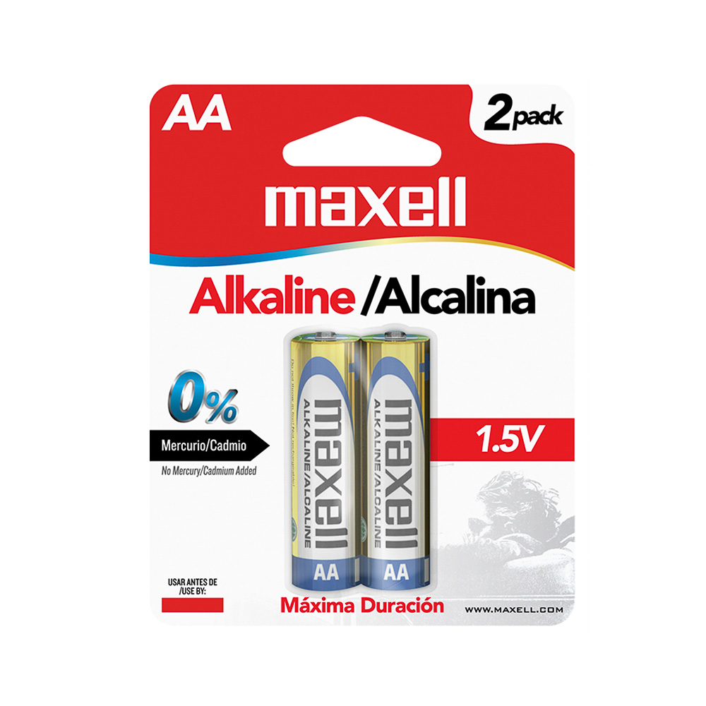 BATERIAS AA 2 U. MAXELL
