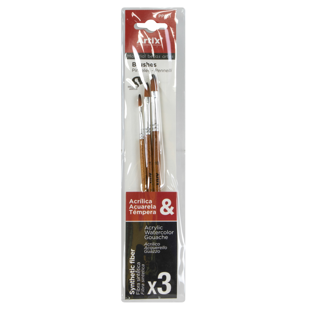 PINCELES PP 231 PLANOS 3 U. ARTIX