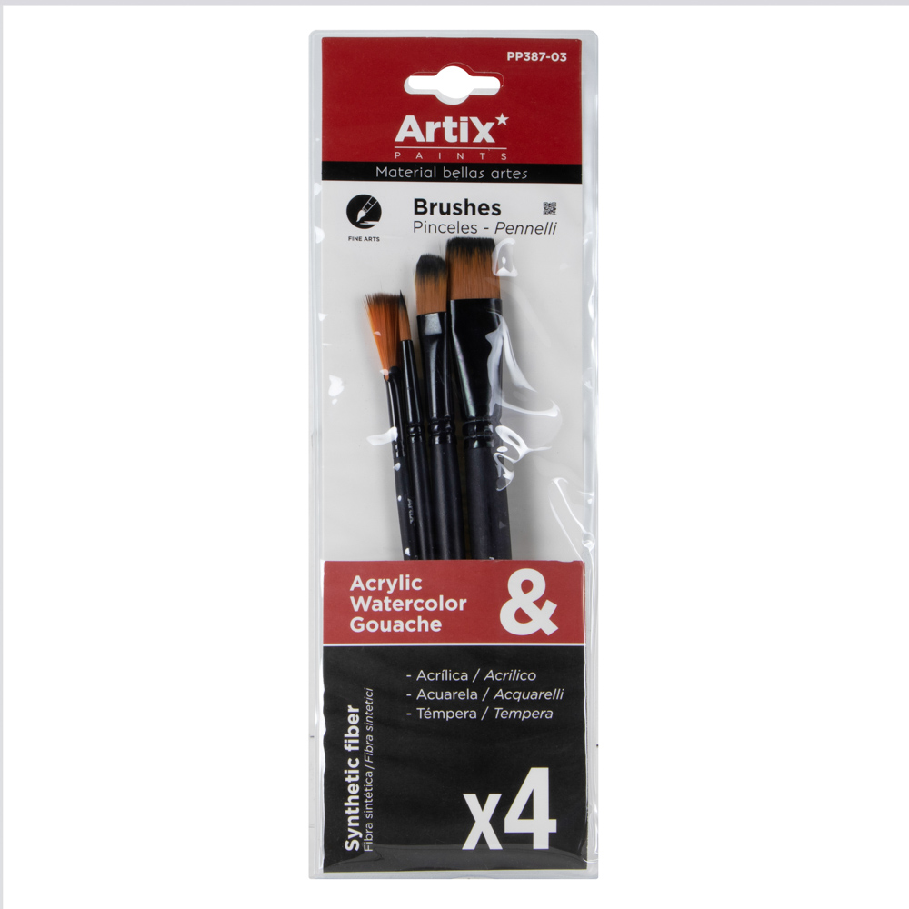 PINCELES PP 387-03 4 U. ARTIX