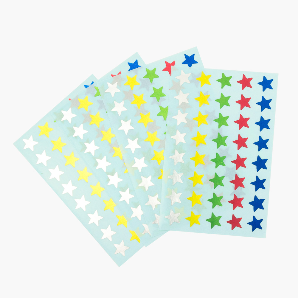 CALCOMANIAS ESTRELLAS COLORES SURTIDOS FAST