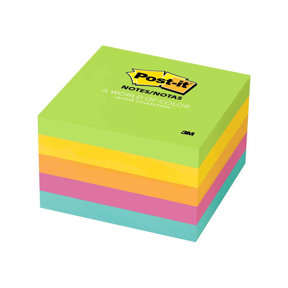 BLOCK POST-IT 654-5UC JAIPUR 3 PLG. X 3 PLG. 500 H. SCOTCH