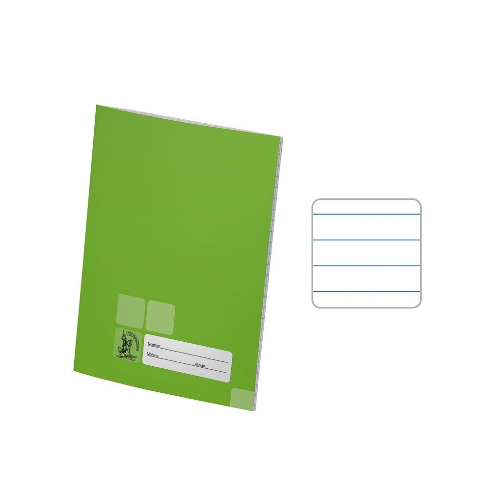 CUADERNO ENGRAPADO 40 H. LINEAS CONQUISTADOR
