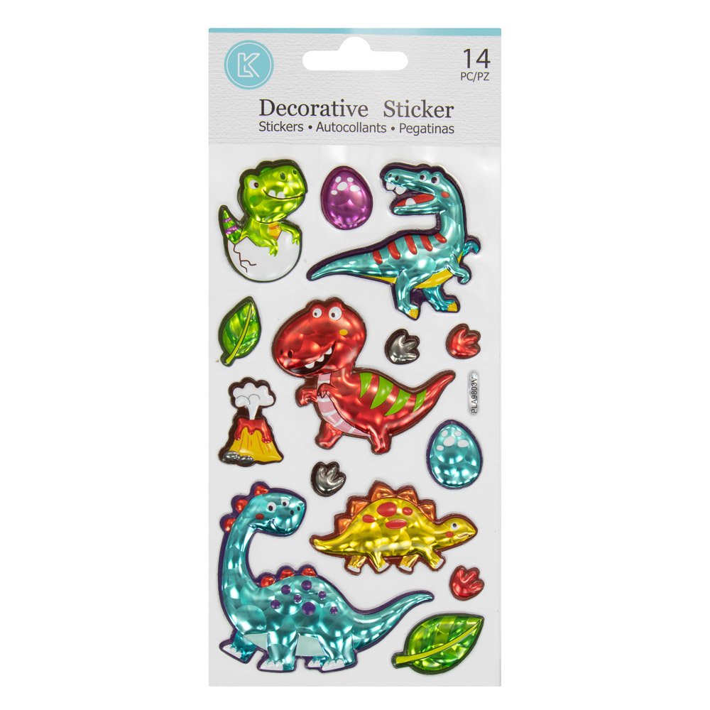 STICKERS DINOSAURIOS LONG KING