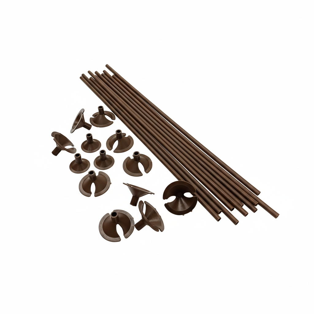 PORTAGLOBO PLASTICO CAFE 100 U. ALFA (10)