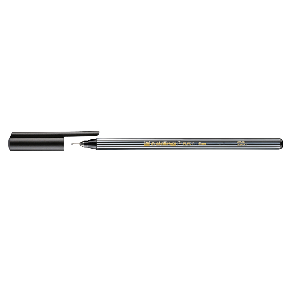 MARCADOR PUNTO EXTRA LARGO 55 NEGRO EDDING