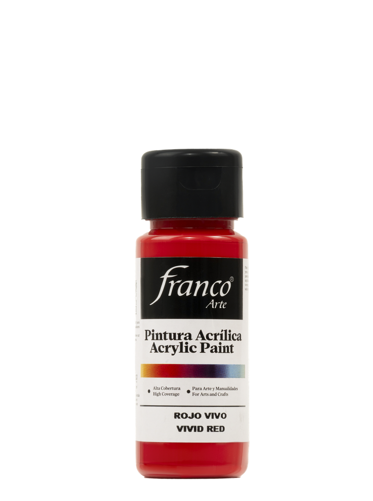 PINTURA ACRILICA 60 ML. 322 ROJO VIVO FRANCO ARTE (6*24)