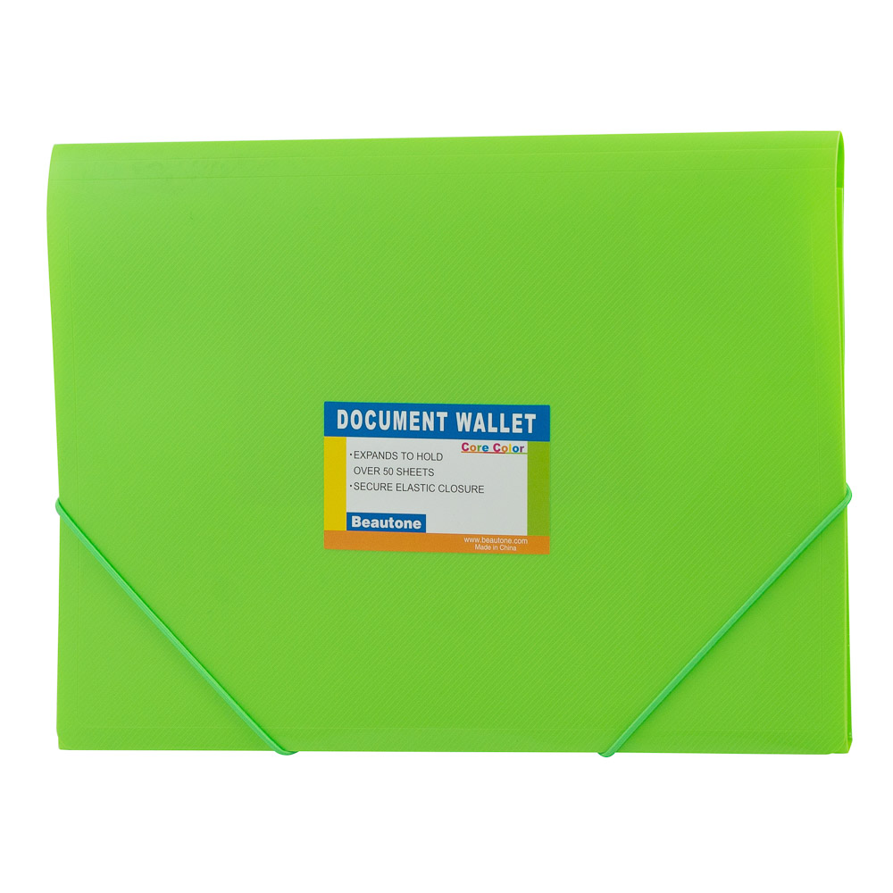 FOLDER ESPAÑOL OFICIO VERDE BEAUTONE
