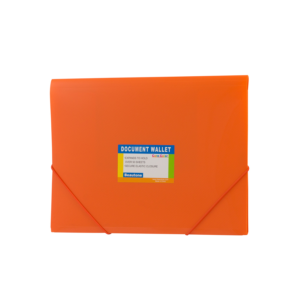 FOLDER ESPAÑOL OFICIO NARANJA BEAUTONE