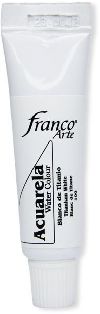 ACUARELA EN TUBO  15 ML. 100 BLANCO DE TITANIO  FRANCO ARTE (4*63)