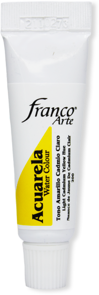 ACUARELA EN TUBO  15 ML. 200 TONO AMARILLO CADMIO CLARO FRANCO ARTE (4*63)