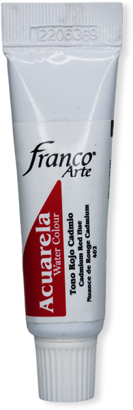 ACUARELA EN TUBO  15 ML. 402 ROJO CADMIO FRANCO ARTE (4*63)