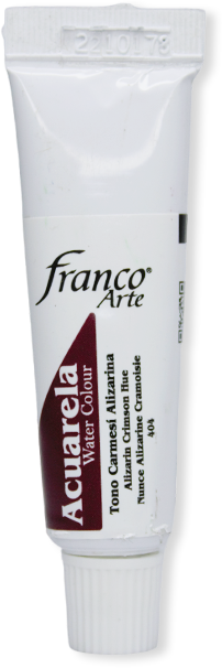 ACUARELA EN TUBO  15 ML. 404 TONO CARMESI ALIZARINA FRANCO ARTE (4*63)