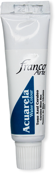 ACUARELA EN TUBO  15 ML. 303 TONO AZUL CERULEO FRANCO ARTE (4*63)