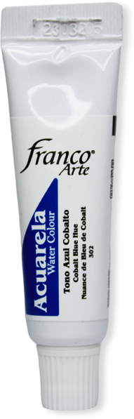 ACUARELA EN TUBO  15 ML. 302 TONO AZUL COBALTO FRANCO ARTE (4*63)