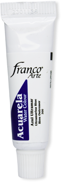 ACUARELA EN TUBO  15 ML. 300 AZUL ULTRAMAR FRANCO ARTE (4*63)