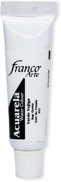 ACUARELA EN TUBO  15 ML. 502 VERDE VEJIGA FRANCO ARTE (4*63)